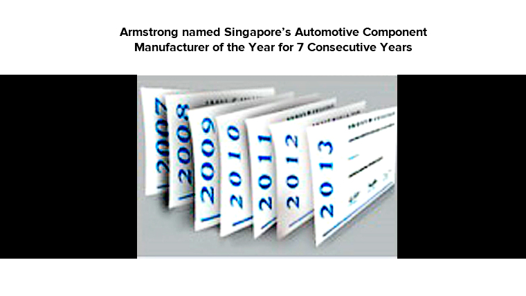 年度最佳汽车零部件制造商（2007-2013年）